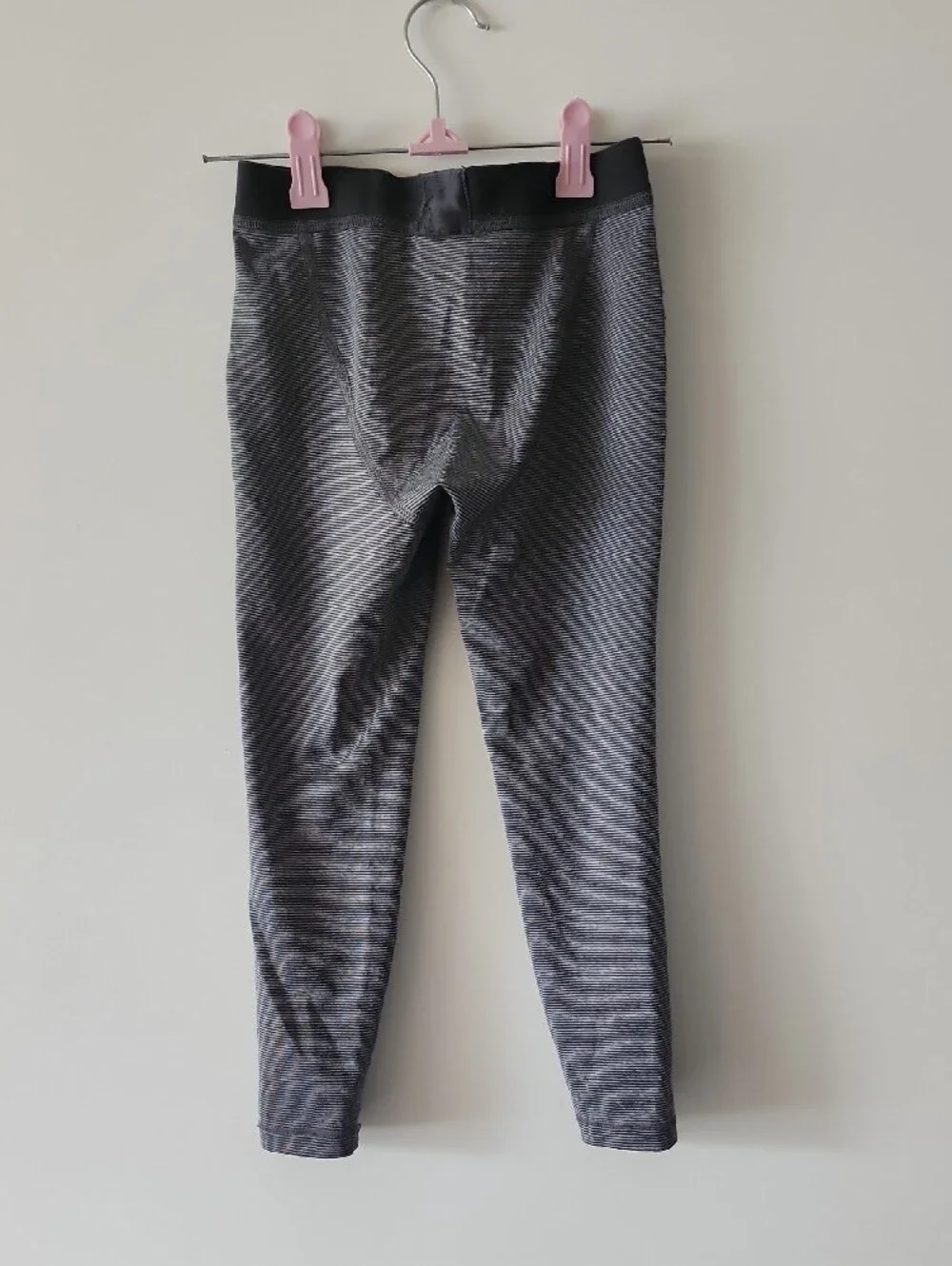 REI Co-op Kids Ray Base Layer Set | Size XXS 4-5 | Dark Grey Pinstripe Thermal
